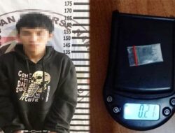 Gerebek Rumah Kontrakan, Satresnarkoba Polres Tulang Bawang Tangkap Pemuda Asal Kota Metro