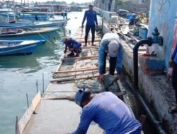 Tanggul Sisi Selatan Pulau Panggang Dicor