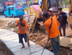 Pembangunan Saluran Air di Jalan Otista Raya Rampung Awal September