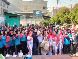 Caleg Muda Andrew Ruff Ajak Ratusan Warga Sukmajaya Depok Senam Sehat
