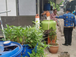 Warga RW 09 Pekayon Manfaatkan Bantaran Kali untuk Urban Farming