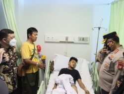 Kapolres Metro Jakut Jenguk Korban Penganiayaan di RSUD Koja