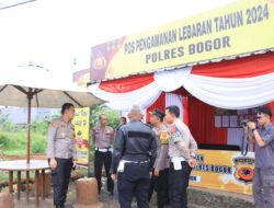 Jelang Lebaran, Kapolres Bogor Cek Pospam Operasi Ketupat Lodaya 2024
