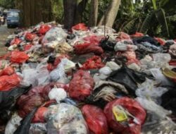Sampah Liar Menumpuk Dekat Kantor UPT V DLH Parung