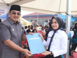 Bupati Tanjab Barat Pimpin Pengambilan Sumpah 1467 PPPK Formasi 2023