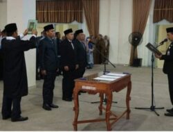 Tiga Direktur Perumda Air Minum Tirta Sakti Disumpah, Pj Bupati Kerinci: Tingkatkan Pelayanan