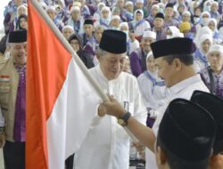 Dihadiri Wagub Abdullah Sani, Pj Bupati Asraf Sambut Kepulangan Jamaah Haji Kerinci ke Tanah Air