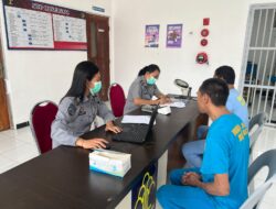 Jaga Kesehatan WB, Klinik Pratama Rutan Batam Laksanakan Pemeriksaan dan Pengobatan Rutin
