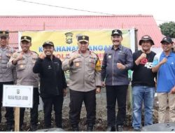 Pj Bupati Kerinci Bersama Waka Polda Jambi Tinjau Lokasi Ketahanan Pangan
