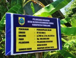 Bantuan Pemprov Jateng Diduga Diperjualbelikan, Melibatkan Oknum Kades di Pemalang
