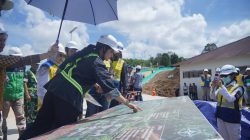 Bupati Annisa Tinjau Pembangunan Sekolah Rakyat, Pimpin Pembahasan Site Plan