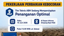 Update Kebocoran Pipa Distribusi, ABH Siapkan Metode Perbaikan yang Lebih Optimal